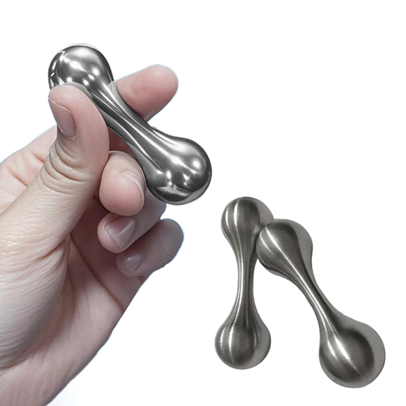 Alta qualidade 1 PCS TDAH Autismo Brinquedo de alívio do estresse - Brinquedo de ponta do dedo giratório de aço inoxidável - Imagem 2