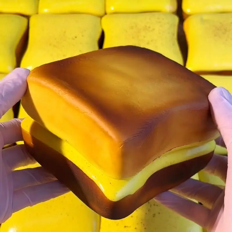Brinquedo Sensorial Anti-Estresse e Ansiedade de Subida Lenta em Formato de Bolo - Imagem 4